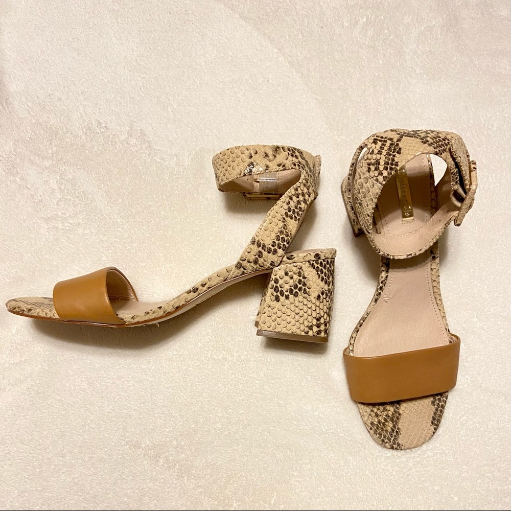 Louise et Cie size 9 sandals with 3 inch block heal